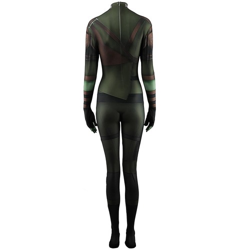 Gamora Overall Guardians of the Galaxy Lady Anzug Cosplay Kostüm Halloween UK - Bild 9 von 12