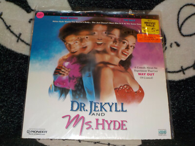 Dr. Jekyll and Ms. Hyde Laserdisc LD Sean Young Tim Daly Free Ship $50