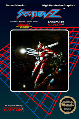 Section Z Original Nintendo NES BOX ART Premium POSTER MADE IN USA
