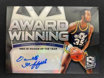 DARRELL GRIFFITH 2018-19 SPECTRA BASKETBALL AWARD WINNING PRIZM AUTO /75  *2342