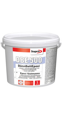 Sopro DünnBettEpoxi DBE 500 Epoxi 5KG Epoxidkleber 50050 7750005