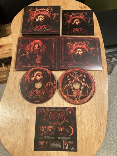 Slayer - Repentless CD/DVD 1st US Press Metallica Megadeth Exodus Testament