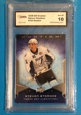 GMA 10 Gem Mint Steven Stamkos UD Ovation #193 Rookie Hockey Card Lightning