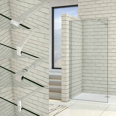 8/10mm Walk in Dusche 30-160cm  Duschabtrennung Duschtrennwand mit NANO glas ESG
