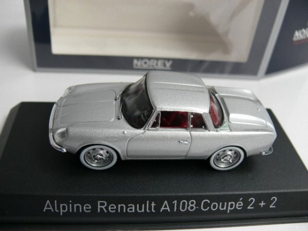 1/43 Norev Renault Alpine A108 Coupe 2+2 1961 Silber 517821-image