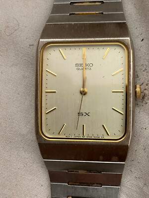 SEIKO QUARTZ MEN WATCH 5Y95-5010 20 MM X 35 MM | eBay