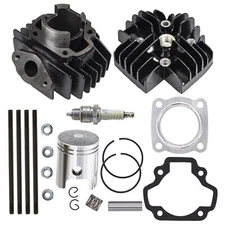 NICHE Cylinder Piston Gasket Head Top End Kit for Yamaha PW50 1981-2018