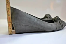 Stuart Weitzman Womens slip on wedge heels 7 M made in Spain