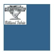 CHAMPIONSHIP COUTURE POOL TABLE CLOTH 9FT. OSCAR  MEDIUM BLUE 