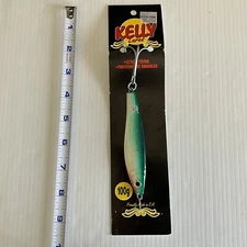 Kelly 100 g Fishing Spin Jig Troll Lure Green White Made in S.A.
