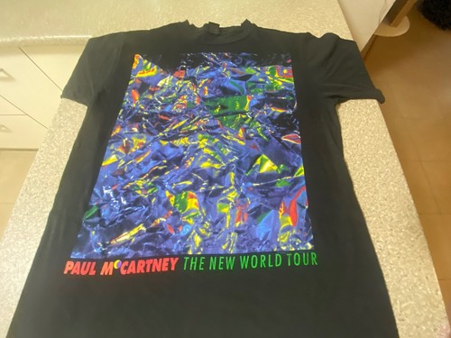 1993 Paul McCartney - The New World Tour T Shirt - Size XL- Made In Australia - Picture 6 of 13
