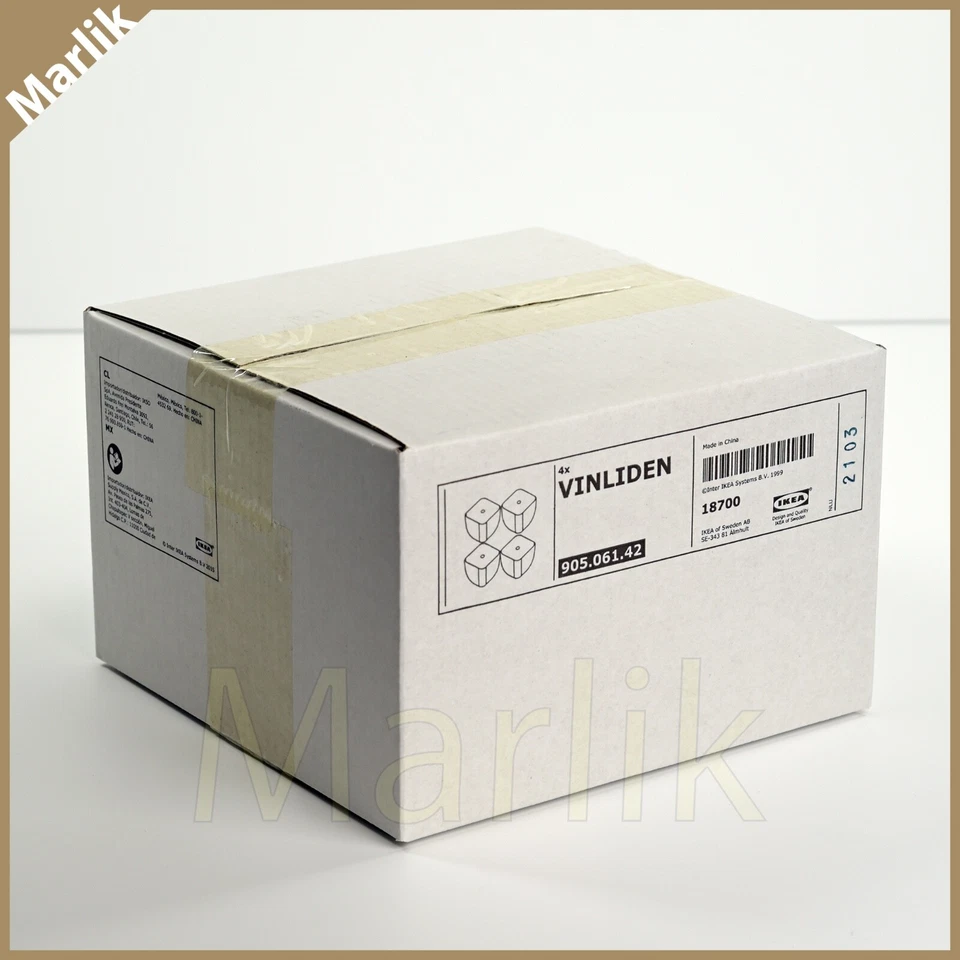 Pack de 4, Patas de Abedul Macizo IKEA Vinliden para Muebles, 905.061.42, NUEVAS Foto 2 de 2