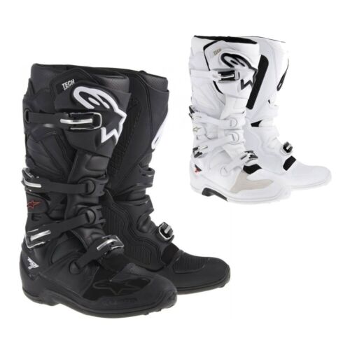Botas de motocross Alpinestars Tech 7 MX Enduro Boots negro blanco - Imagen 1 de 5