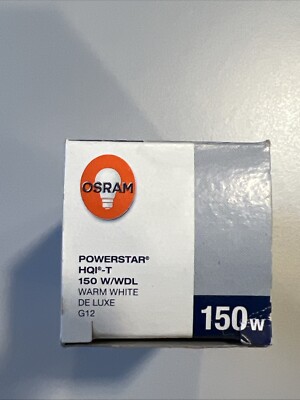 Osram Powerstar HQI-T 150 W/WDL, warmweiß, G12, Halogen-Metalldampflampe