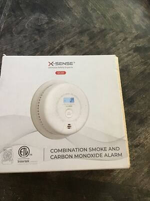 Rinkmo Smoke Detector /& Carbon Monoxide Detector Alarm LCD Display/&3 Batteries