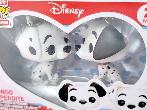 Funko Disney 101 Dalmations PONGO and PERDITA Pocket Pop! Key Chain 2-Pack (NEW) - Picture 9 of 9
