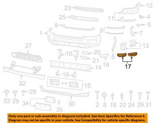 CHRYSLER OEM 19-23 1500 Front Bumper Bumper Components-Fog Lamp Bezel 68274668AB