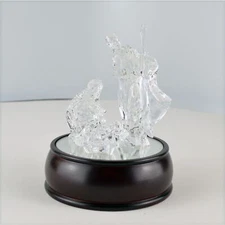 Nativity Scene LED Light Up Christmas Table Top Nativity Mary Joseph Baby Jesus