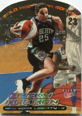 2000 Ultra WNBA - BECKY HAMMON - Gold Medallion Rookie #21G - SAN