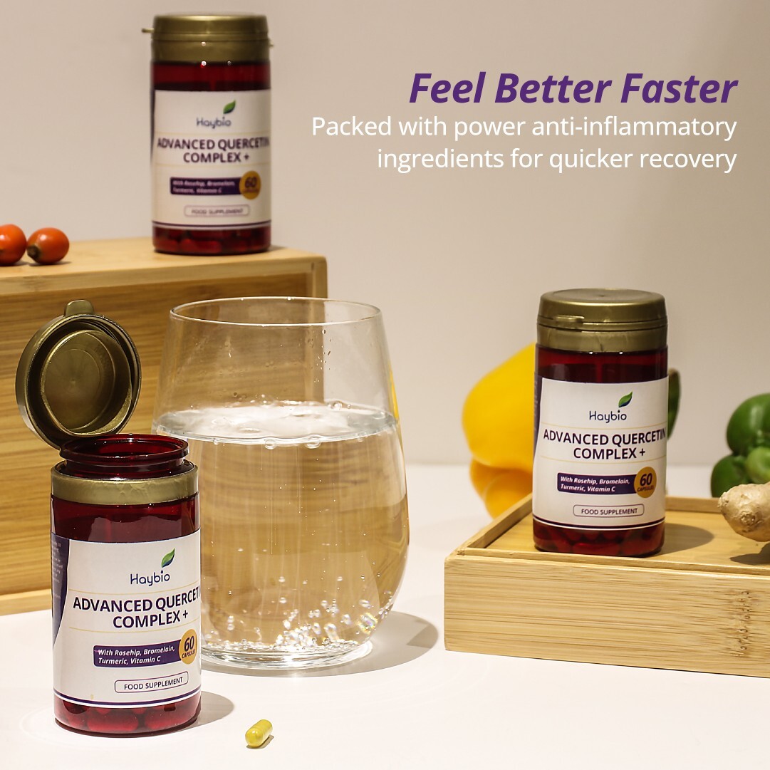 Organic Quercetin Complex Bromelain Joint Muscle Pain Relief Extra