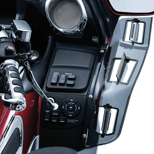 Deflector de viento ventilado protector de aire Dragon Wing para Honda Goldwing GL1800 2001-2017 - Imagen 2 de 8
