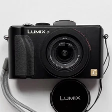 Panasonic LUMIX DMC-LX5 10.1MP 3.8X Optical Zoom Digital Camera Black 90% NEW