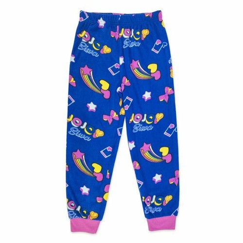 JoJo Siwa Girls 2 Pc Long Sleeve Long Pant Pajama Set with Slippers - Size 4/5 - Picture 3 of 5