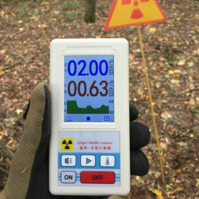 BR-6 Geiger Counter Nuclear Radiation Detector Dosimeter β γ X-Ray Tester ABS
