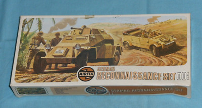 vintage Airfix - OO scale GERMAN RECONNAISSANCE SET model kit