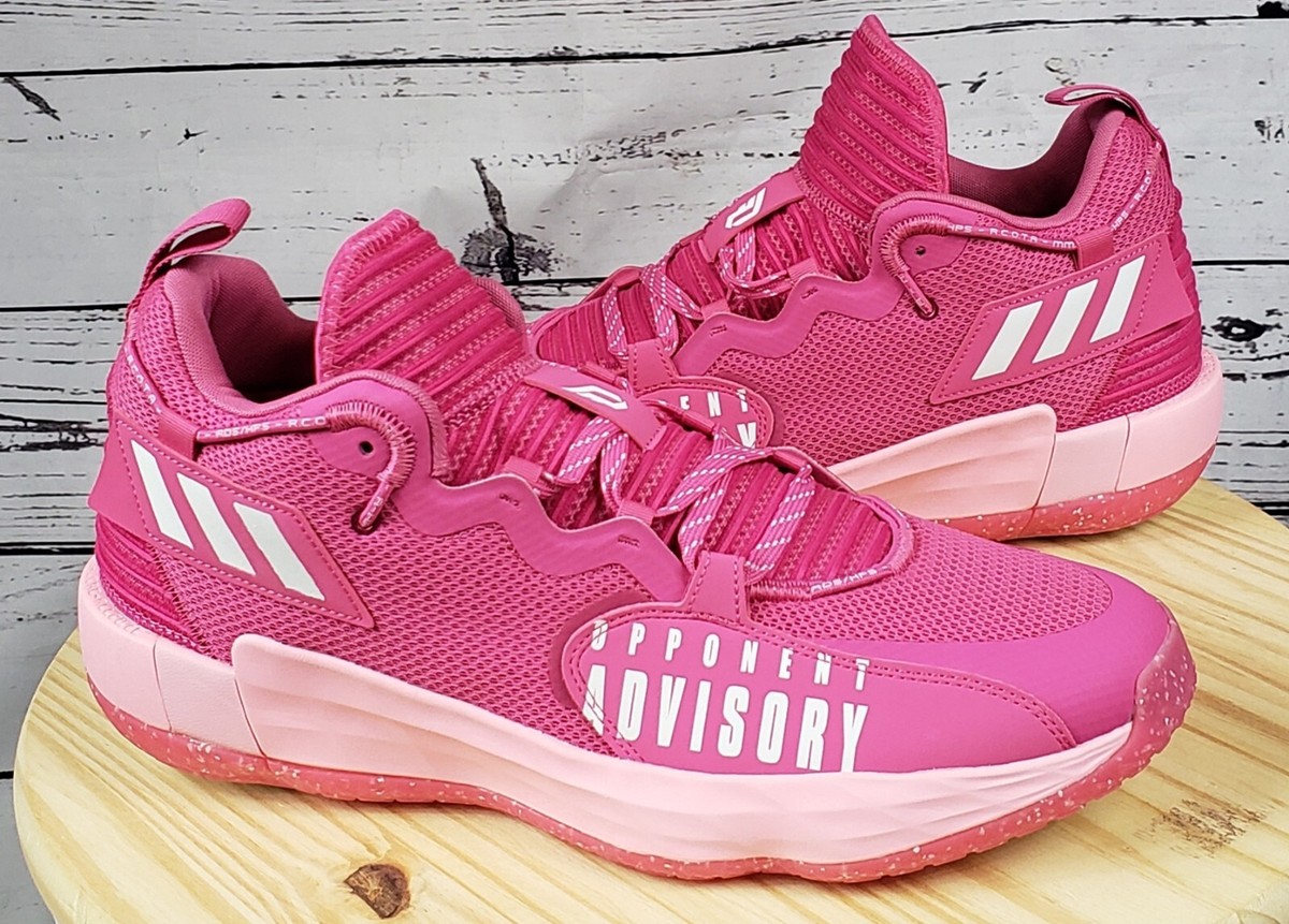 シューズ(男性用) ADIDAS dame7 pink Adidas Dame 7 EP Extply Sample Damian Lillard Pink Men's