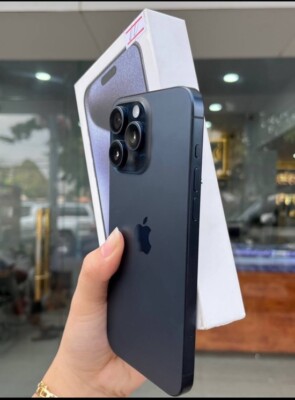 iphone 15 pro max blue titanium unlocked W/ TikTok