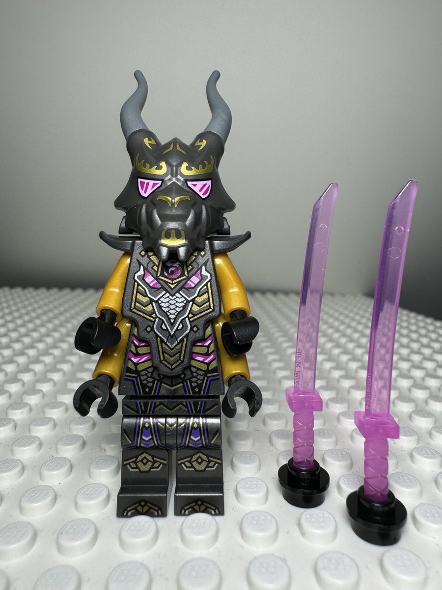 Lego Crystal king Overlord Minifigure And Swords from 71774