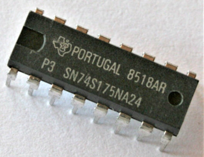 5 x IC 74S175 Hex/Quad D Flip-Flop NOS Texas Instruments
