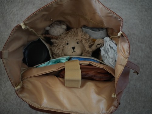 ELF JADE Nappy Bag Backpack Vegan Leather Brown Diaper Mummy Mother Baby Gift - Picture 4 of 7