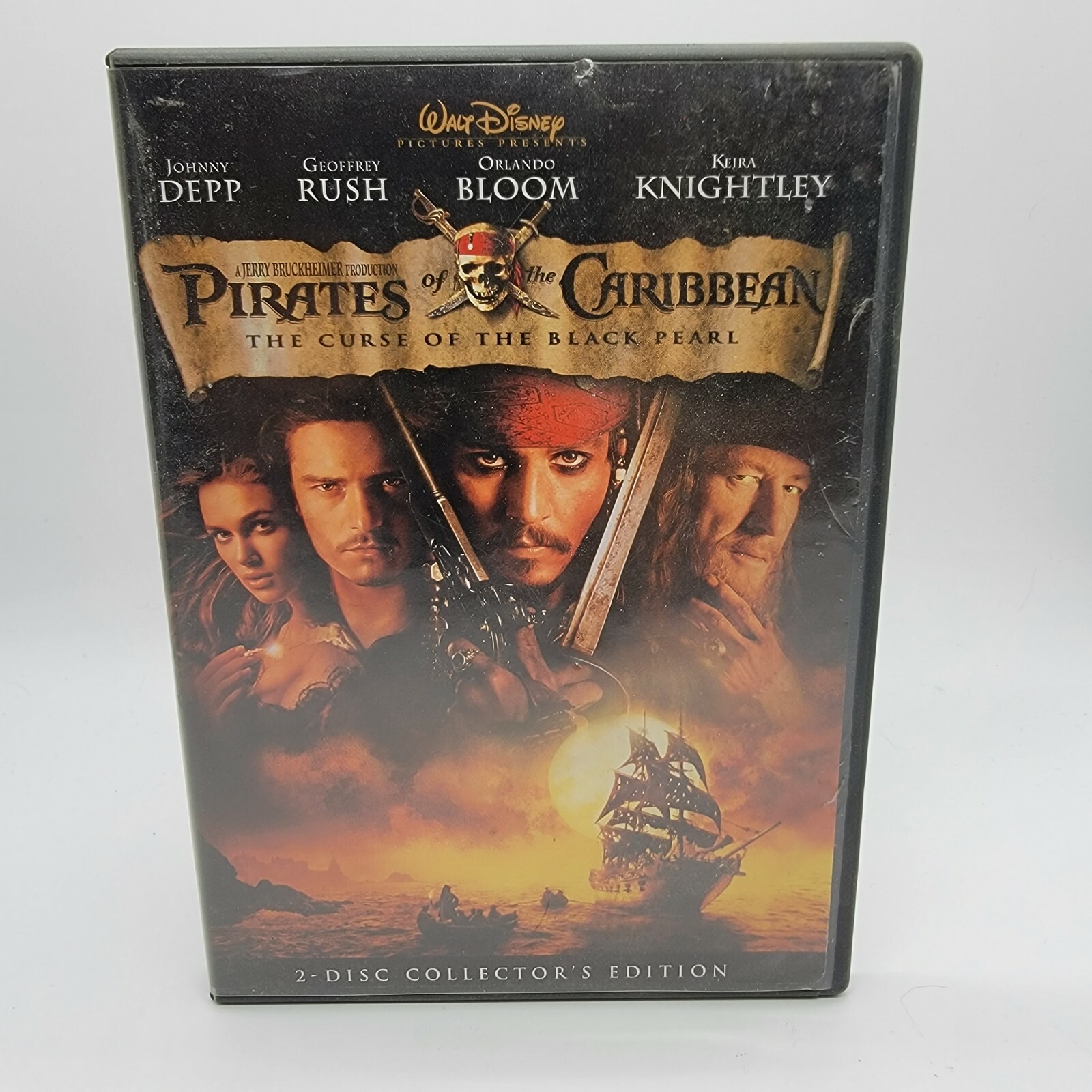 Pirates of the Caribbean: The Curse of the Black Pearl (DVD, 2003)