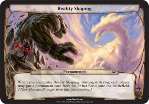 .Reality Shaping - Oversized Planechase 2012 (Rarities & Oddities) MTG *CCGHouse - Picture 1 of 1