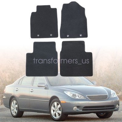 New 2002-2006 Fits Lexus ES300 ES330 Replacement Velour Floor Mats Carpet Black