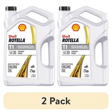 (2 pack) Shell Rotella T1 30 Diesel Engine Oil, 1 Gallon