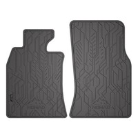 FußMatten Gummimatten Automatten FüR Mini Cooper II R56 2006-2014 Schwarz 2Tlg