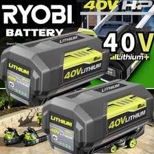 2PACK 8.0Ah Battery 40 Volt for Ryobi 40V Lithium OP40602 Battery with LED