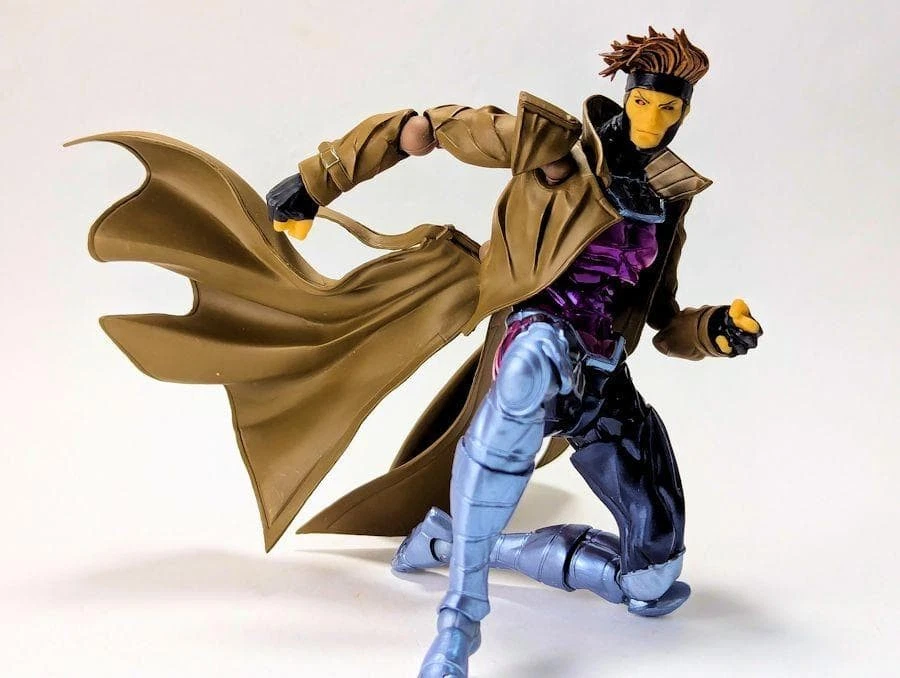 Figura de acción Revoltech Amazing Yamaguchi Gambit X-Men Marvel Comics No.012 usada Foto 4 de 4