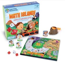 NEW Learning Resources Math Island Addition And Subtraction Game NIB Sealed