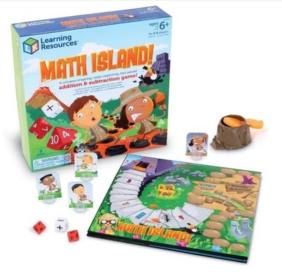 NEW Learning Resources Math Island Addition And Subtraction Game NIB Sealed