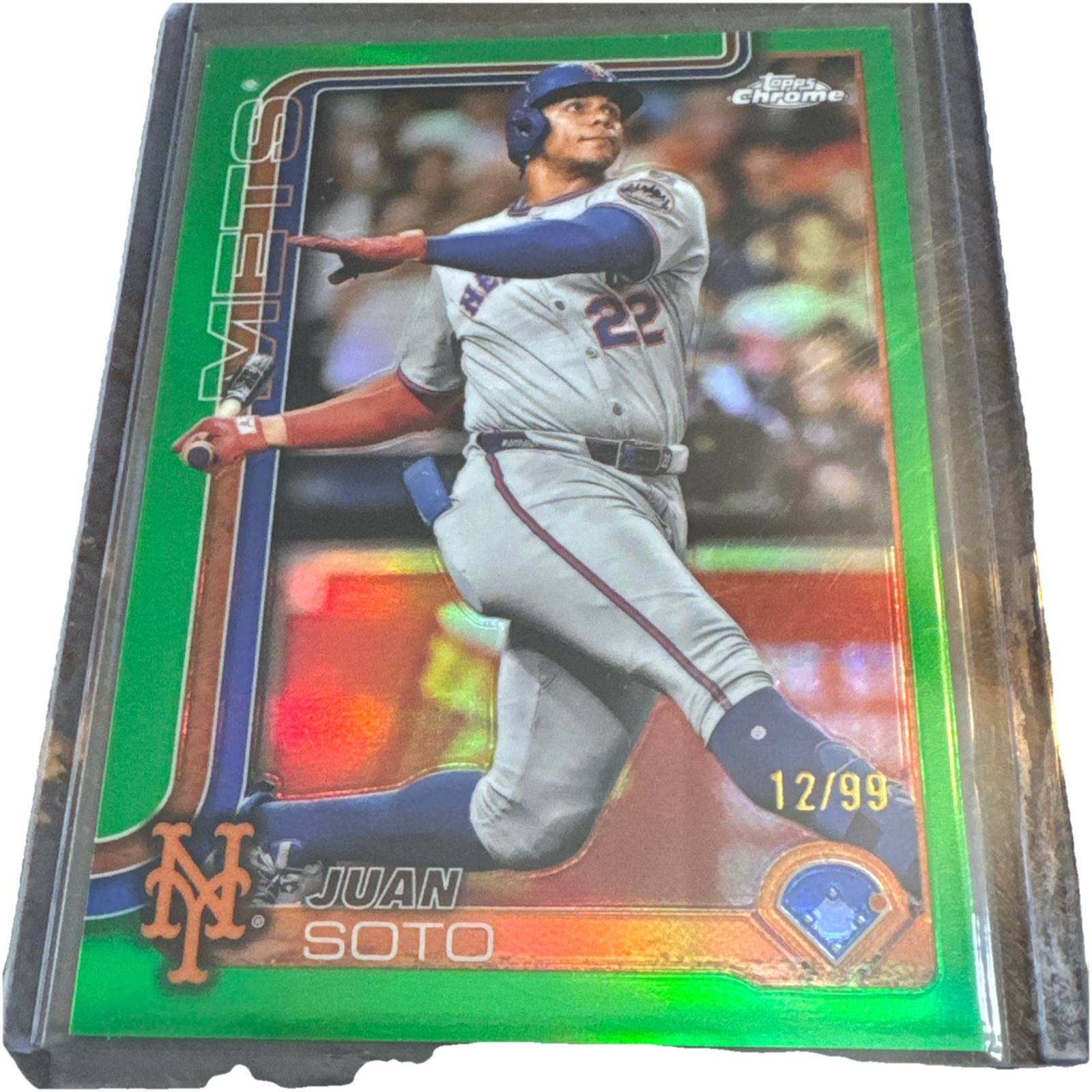 2025 Topps Chrome - Juan Soto #200 Green Refractor /99
