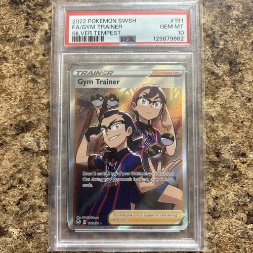 2022 Gym Trainer Pokemon SWSH Silver Tempest #191 PSA 10