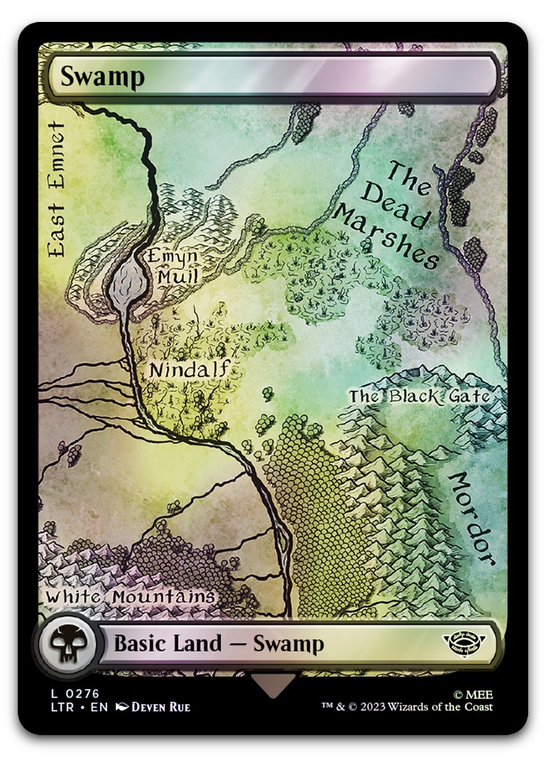 Swamp (0276) #276 (Foil) (NM) Lord of the Rings LTR Magic MTG