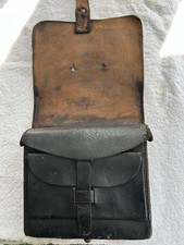 1861 Antique Civil War Leather Cartridge Pouch. Rare Find