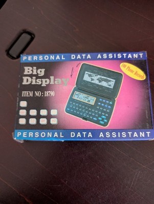 Personal Data Assistant Big Display Item NO: 18790 Phone Book, Alarm, Calculator