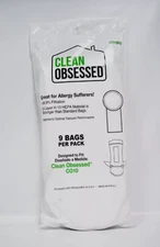 Clean Obsessed ,Bissell Commercial, Perfect Backpack Vacuum HEPA Paper Bags 10qt
