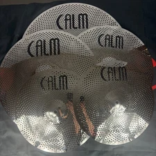 OMETE CALM SERIES LOW VOLUME CYMBALS - SILVER - 5 PACK